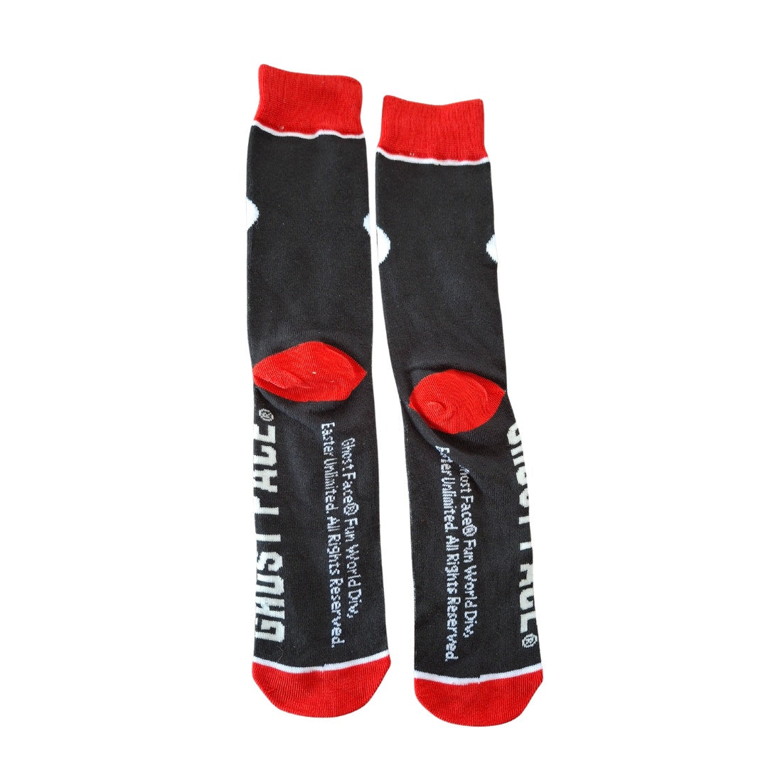 Popular Horror Movies Scream Ghost Face Size 6/5-11 (Fabric Sock Unisex)