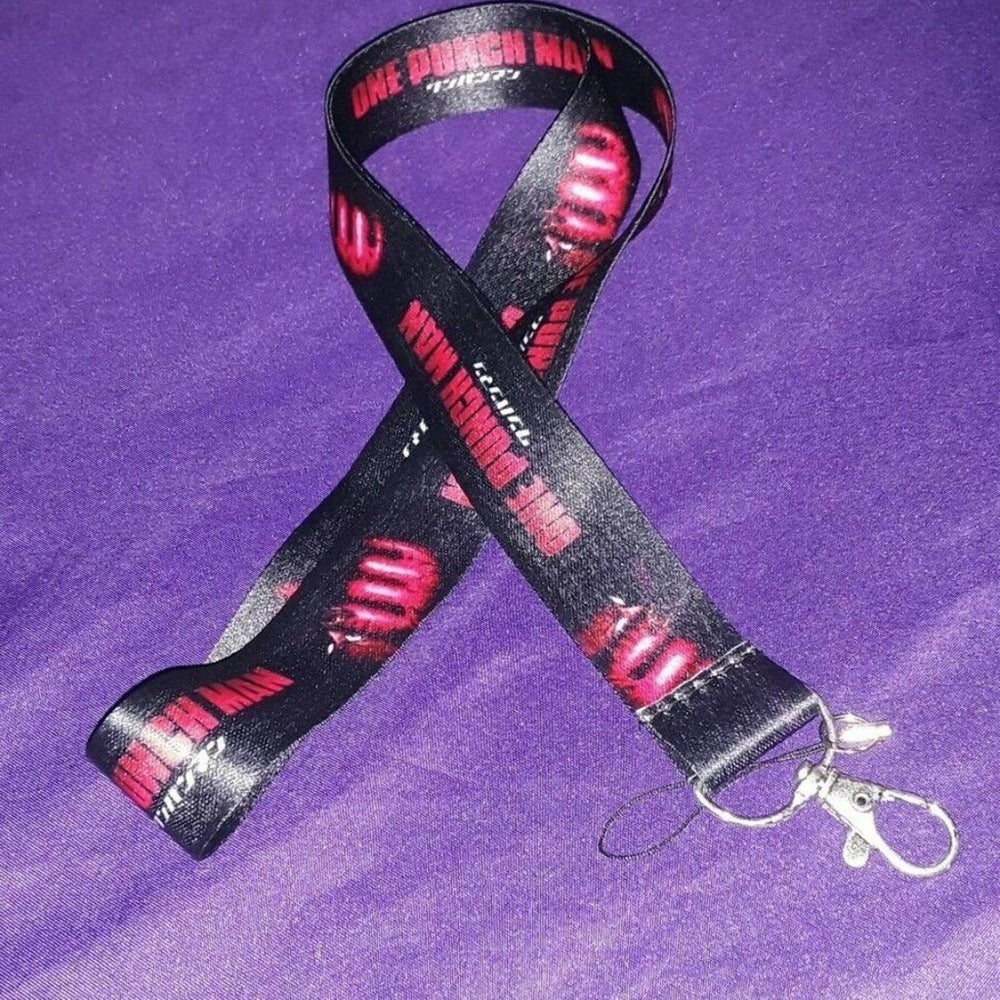 Amazing New One Punch Man Manga Black Lanyard