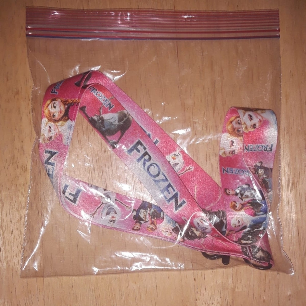 Best Disney Movies Frozen 2013 Film Pink Lanyard