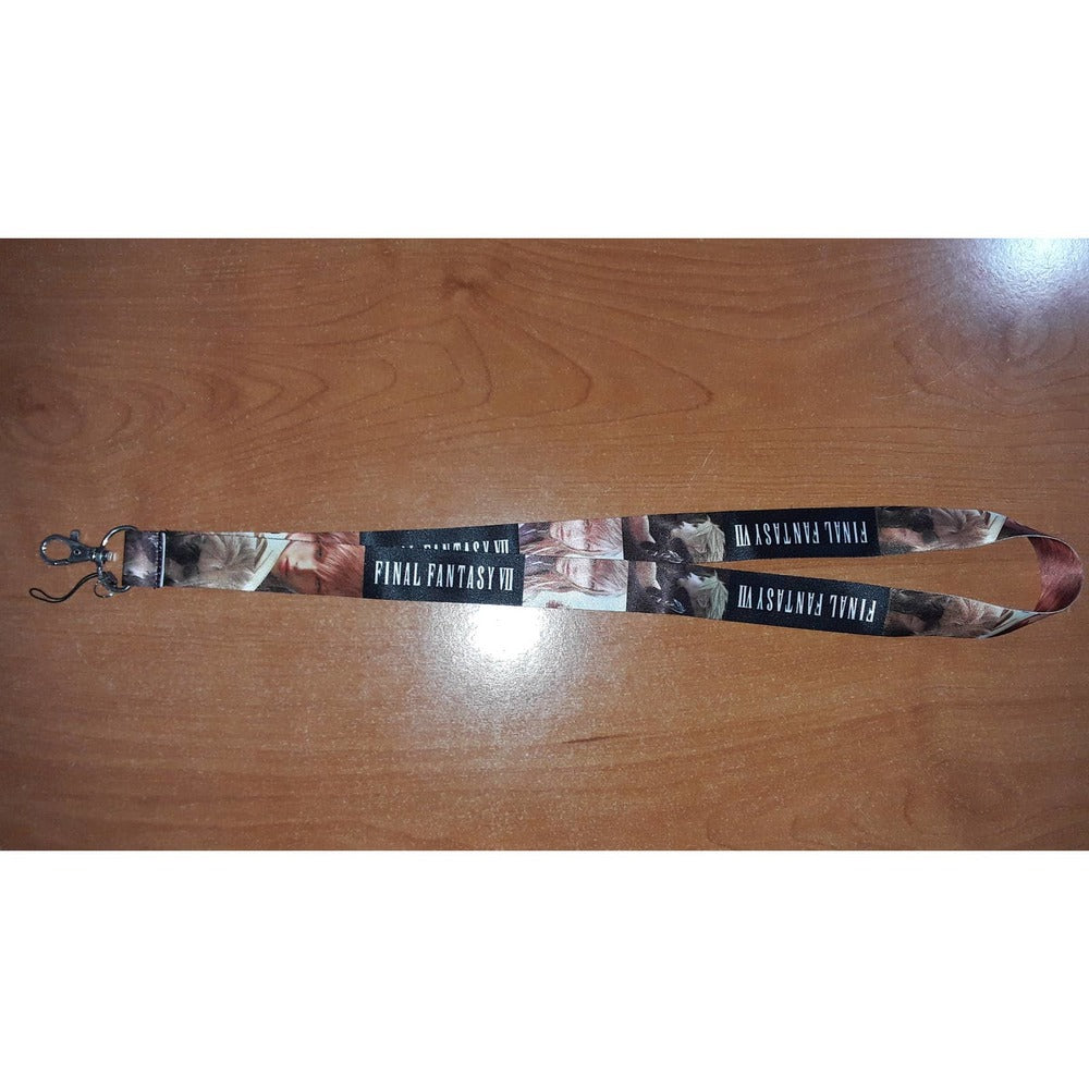 Best New Square Enix Final Fantasy VII Characters Lanyard & ID Badge Holder Clip