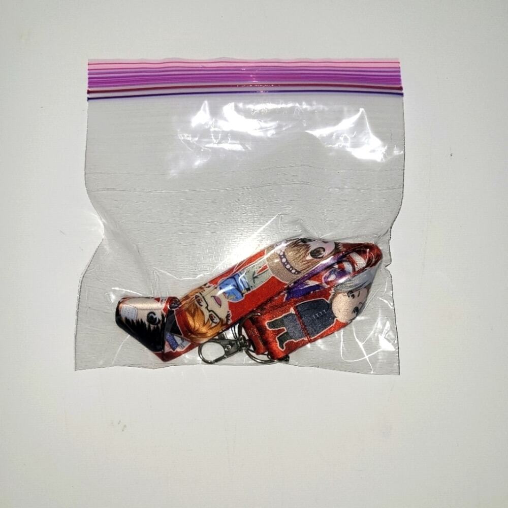 C7. Best Japanese Anime Tokyo Ghoul Characters One Size Lanyard with Metal Clip