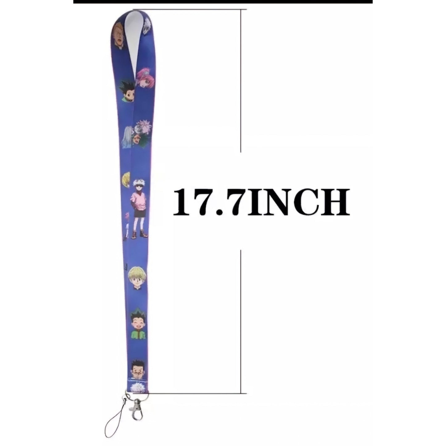 Japanese Anime Hunter X Hunter Neck Lanyard & Clip purple Fabric One Size Unisex