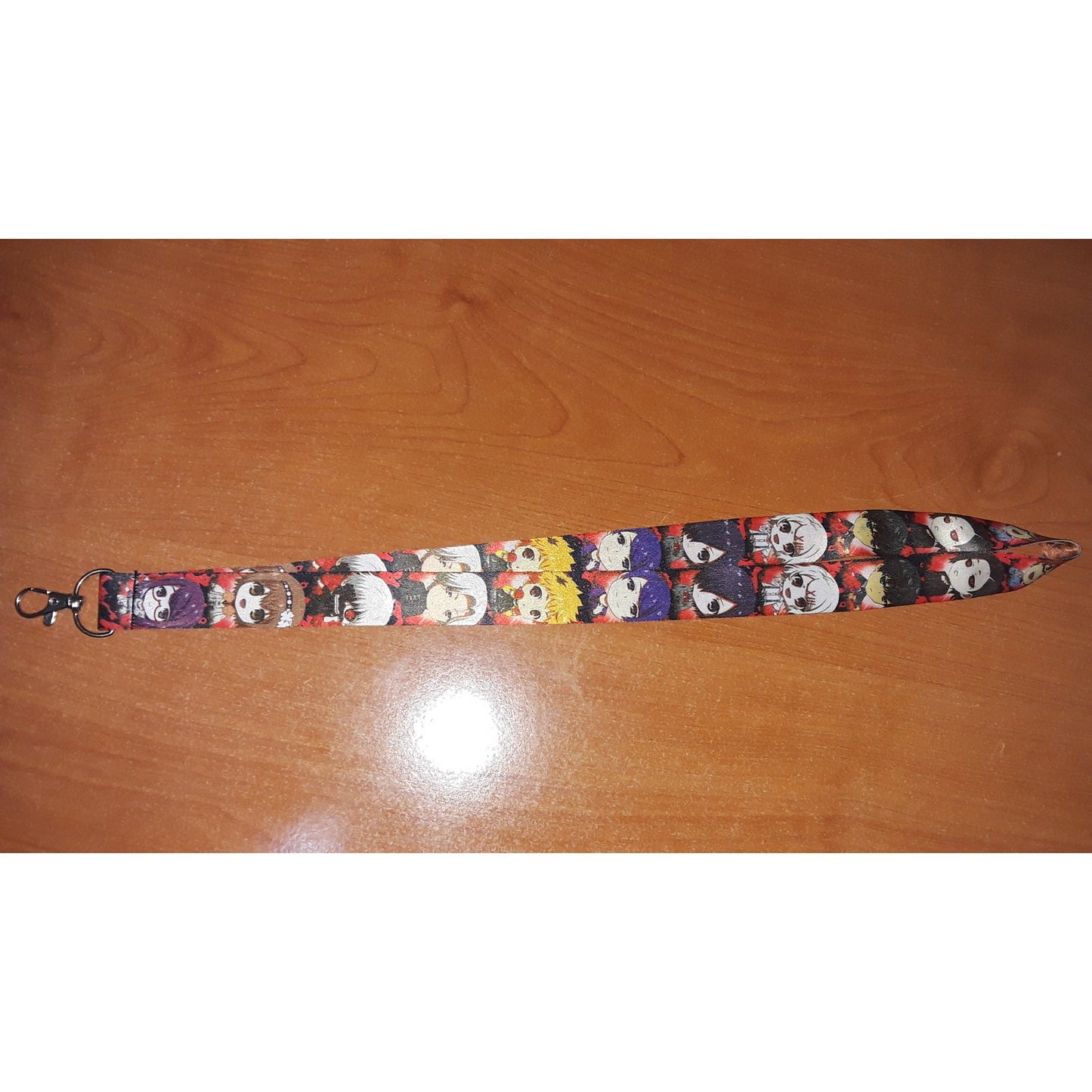 Anime Tokyo Ghoul Characters Neck Strap Lanyard Fabric One Size Red Unisex