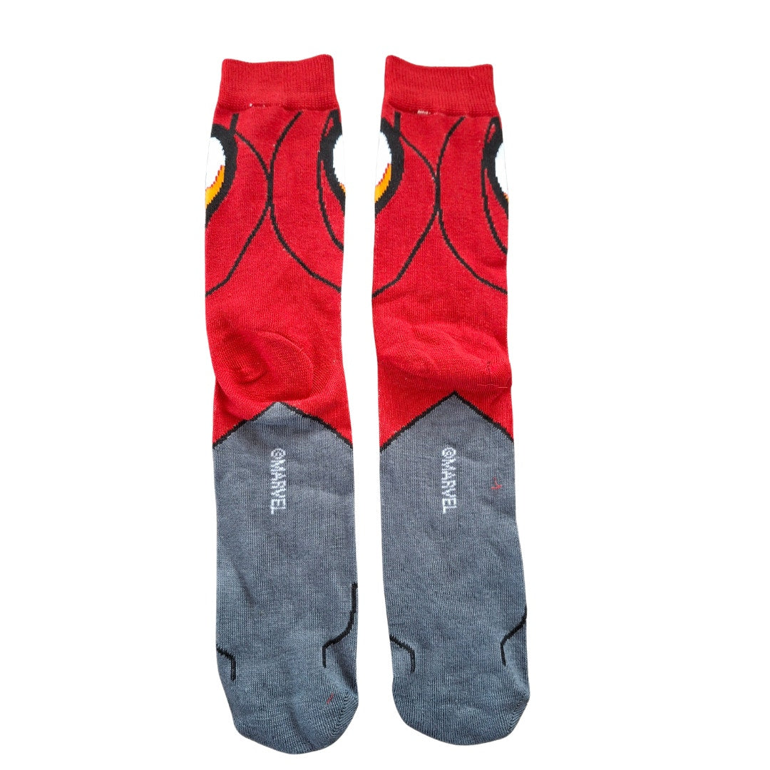 Marvel Universe Comics Spiderman Red Size 6/5-11 (Fabric Sock Unisex)