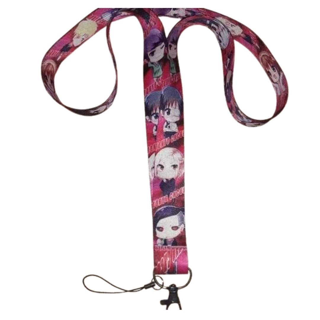 Best Japanese Anime Tokyo Ghoul Neck Fabric Pink Lanyard One Size Unisex