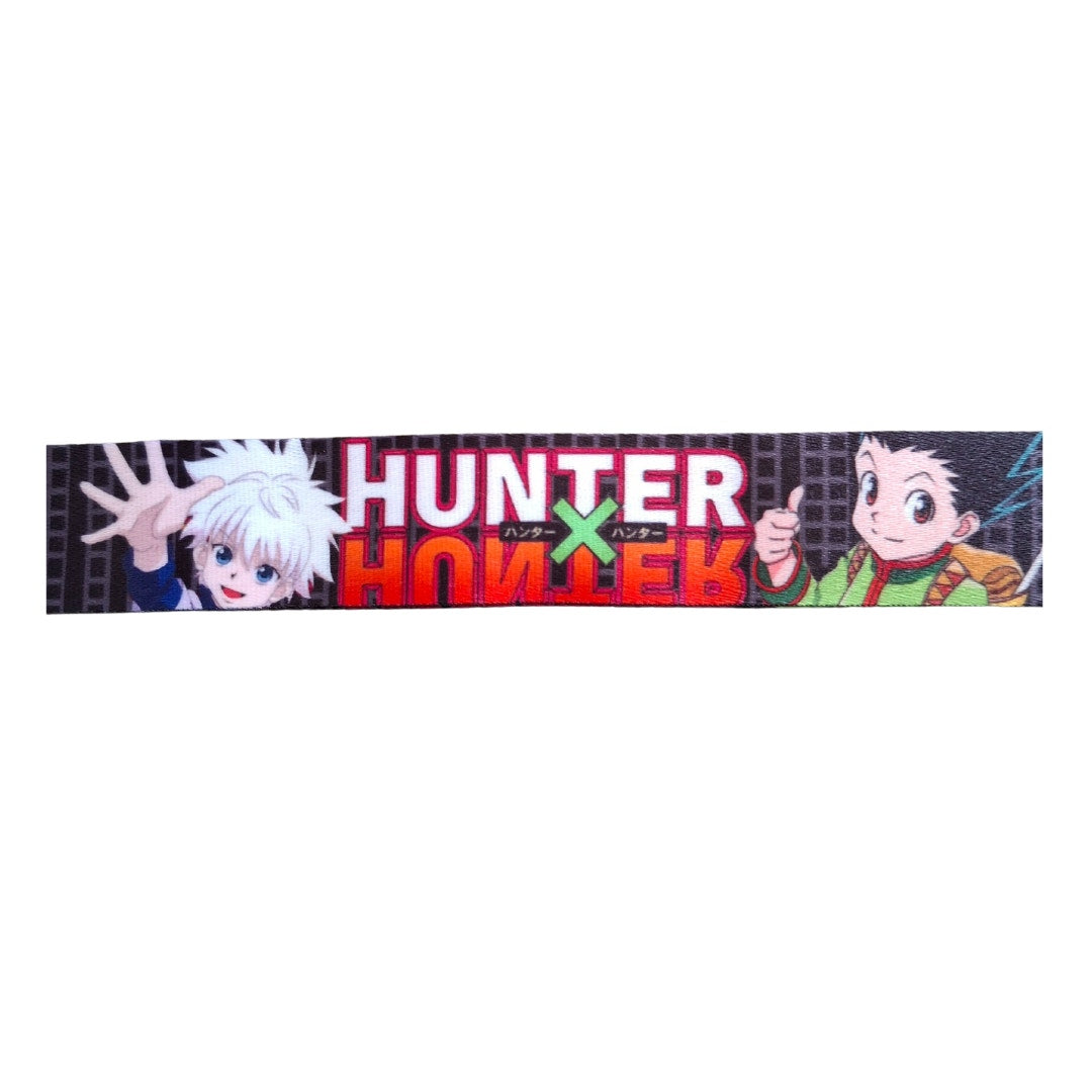 Japanese Anime Hunter X Hunter Neck Lanyard & Clip Black Fabric One Size Unisex