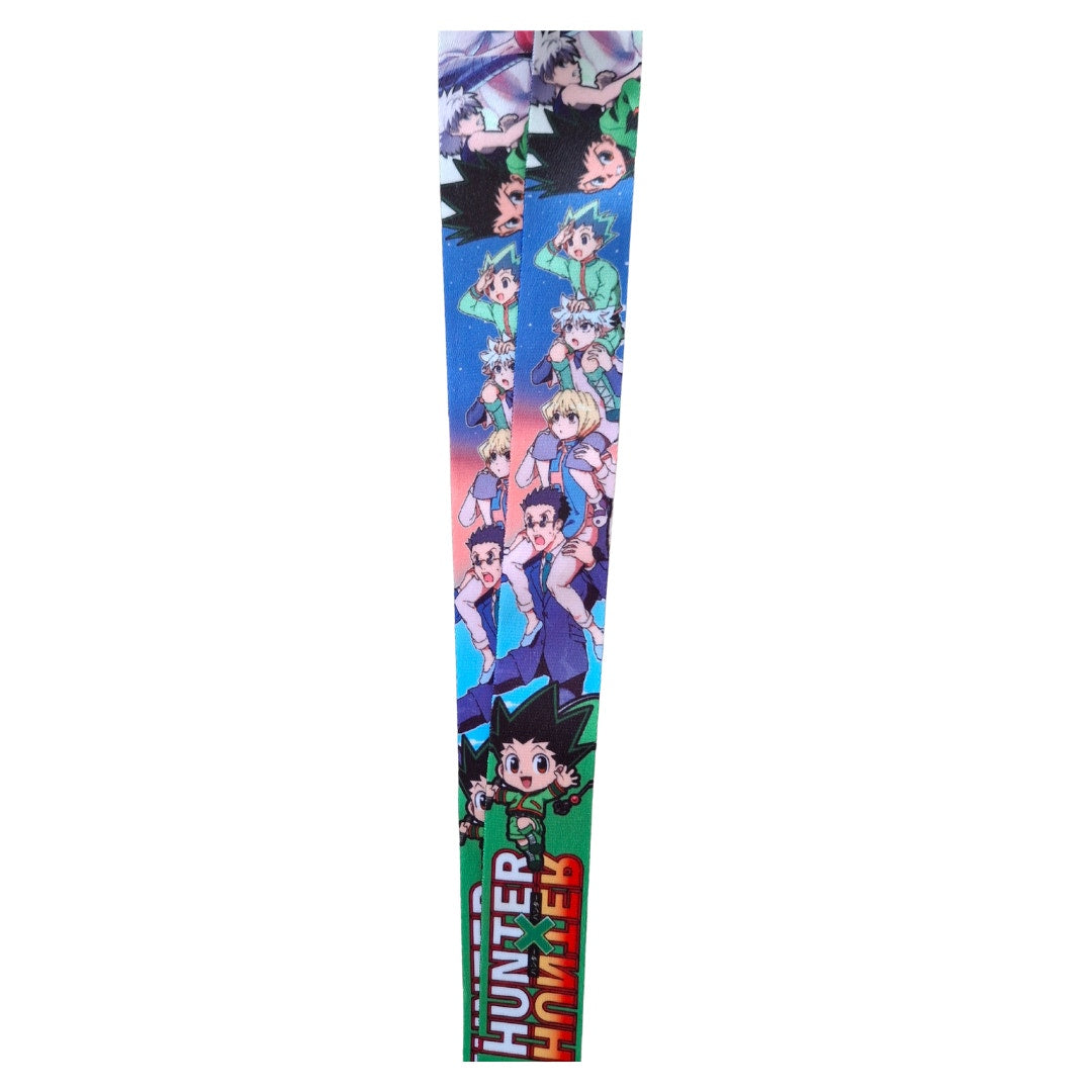 Japanese Anime Hunter X Hunter Neck Lanyard & Clip Green Fabric One Size Unisex