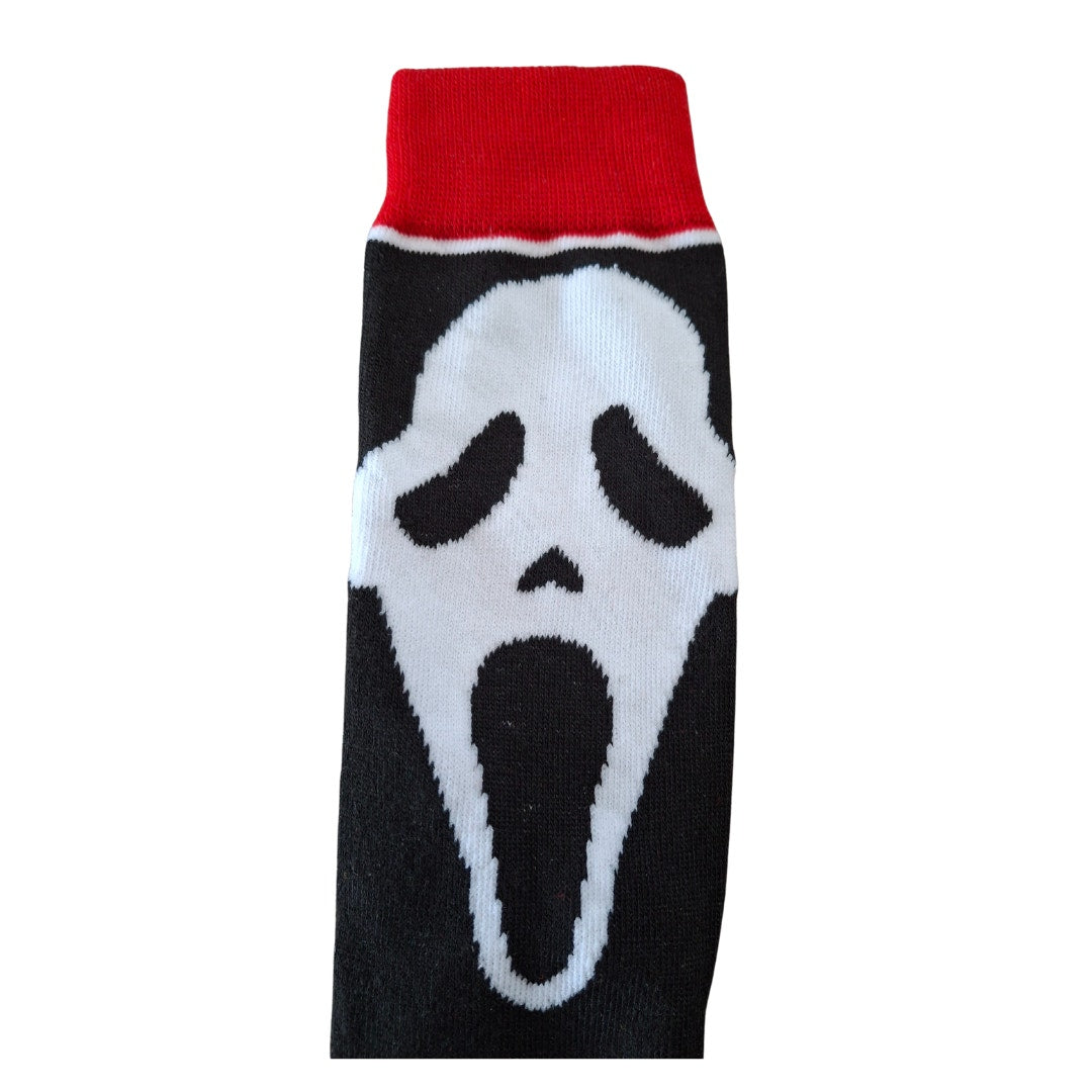 Popular Horror Movies Scream Ghost Face Size 6/5-11 (Fabric Sock Unisex)