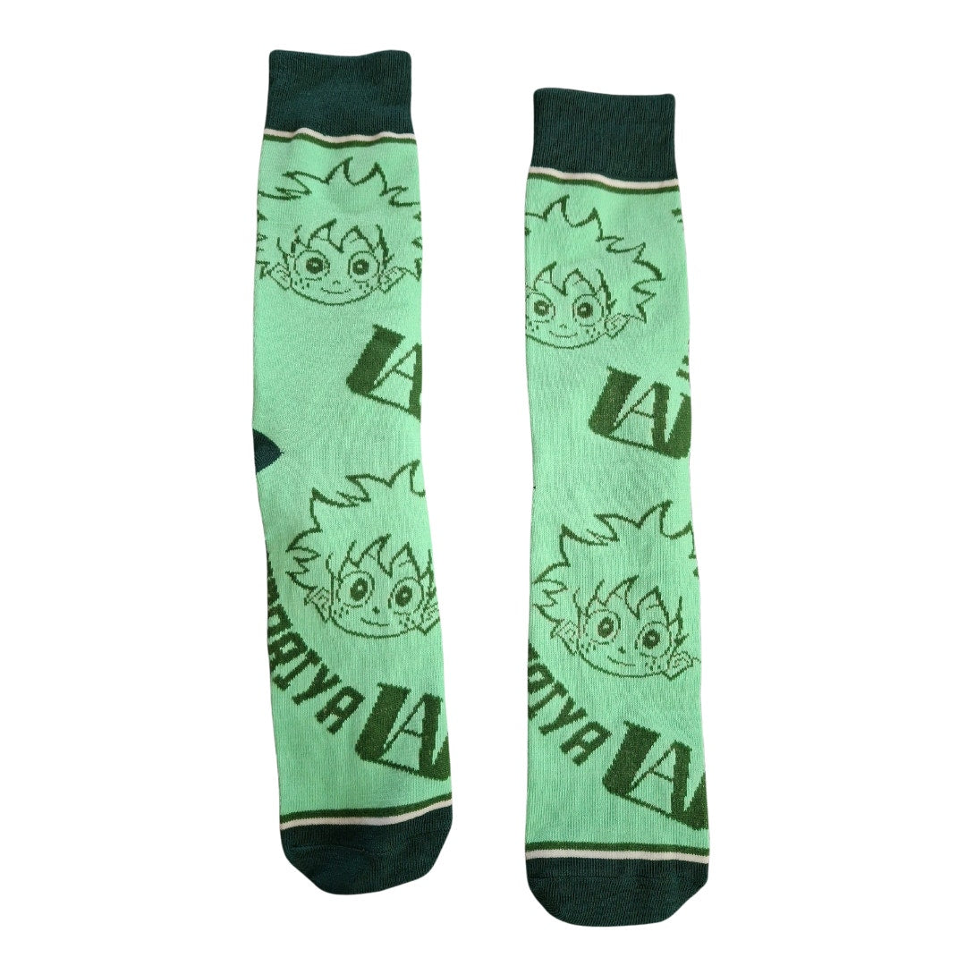 My Hero Academia Boku No Hero Academia Izuku Midoriya Deku Fabric Sock 1 pair