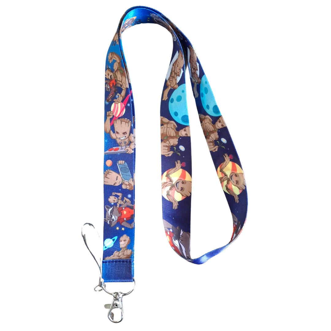 Marvel Universe Guardians of The Galaxy Groot Neck Strap Lanyard One Size Unisex