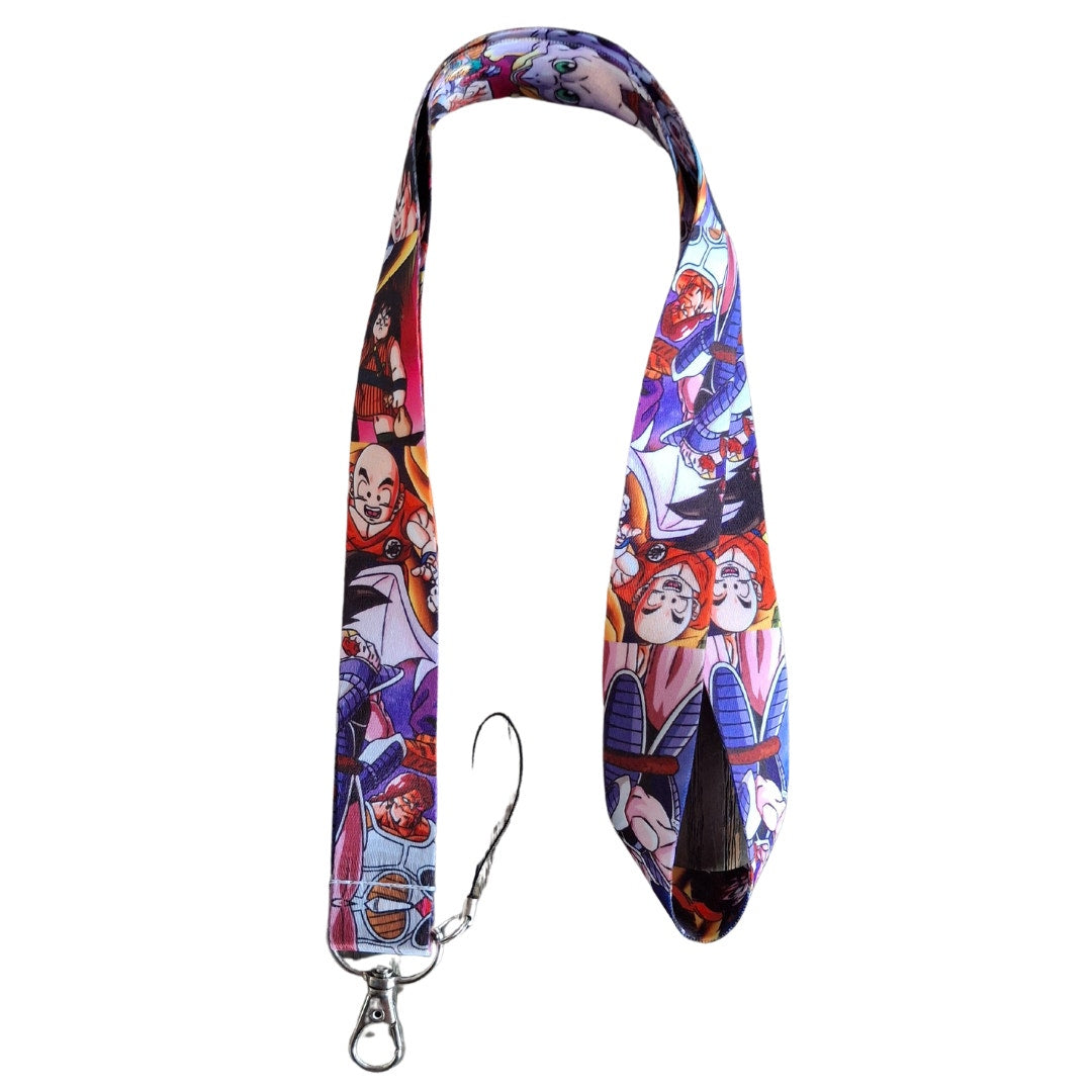 Japan Anime Dragonball Neck Strap Lanyard Purple Fabric One Size Unisex