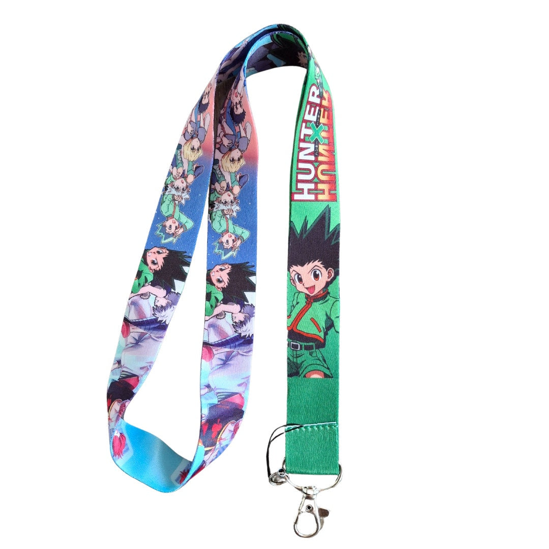 Japanese Anime Hunter X Hunter Neck Lanyard & Clip Green Fabric One Size Unisex