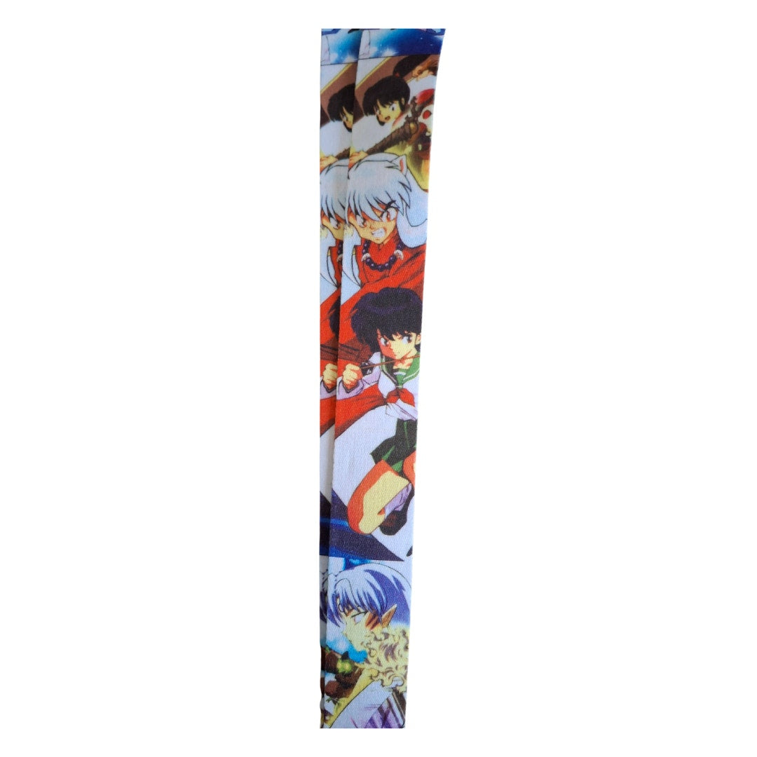 Best Japanese Anime Inuyasha Cell Phone Holder Lanyard White One Size Unisex