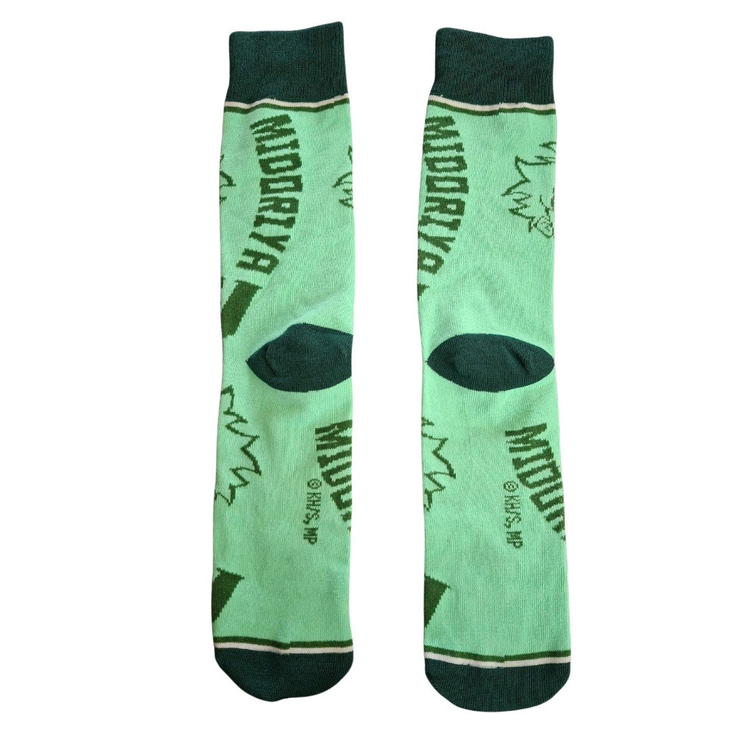 My Hero Academia Boku No Hero Academia Izuku Midoriya Deku Fabric Sock 1 pair
