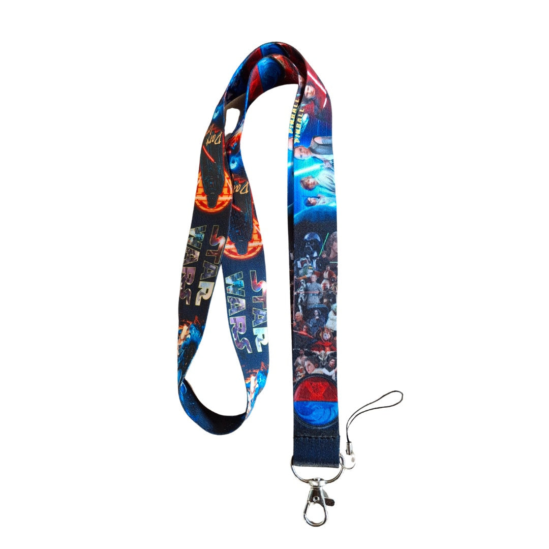 Top Movies All Time Star Wars classic characters Lanyard Fabric One Size Unisex