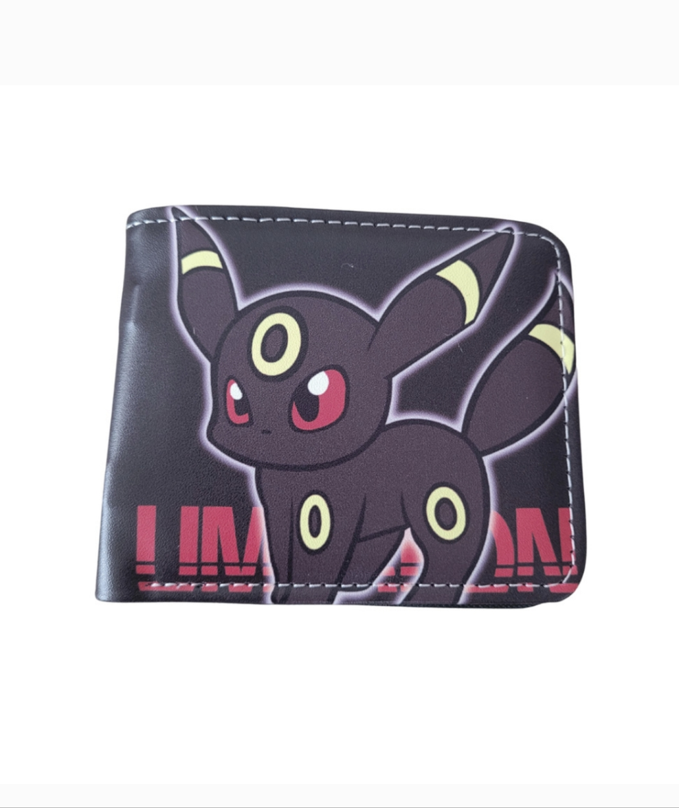 Best Nintendo Video Games Pokemon Umbreon One Size Leather Purse Black Wallet