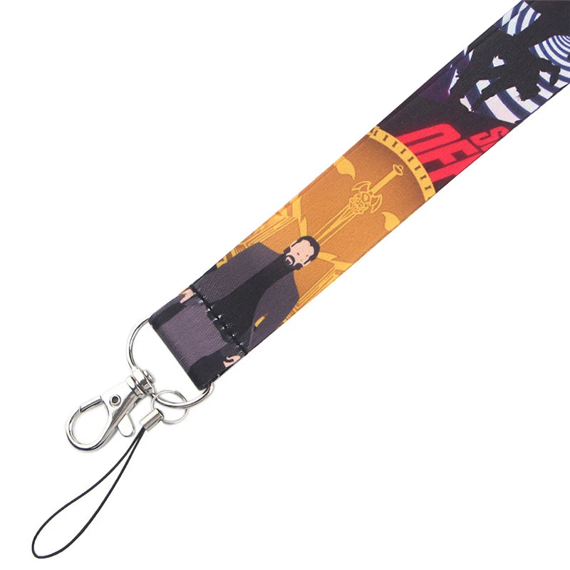 Most popular classical movie series John Wick Baba Yaga Lanyard with Metal Clip