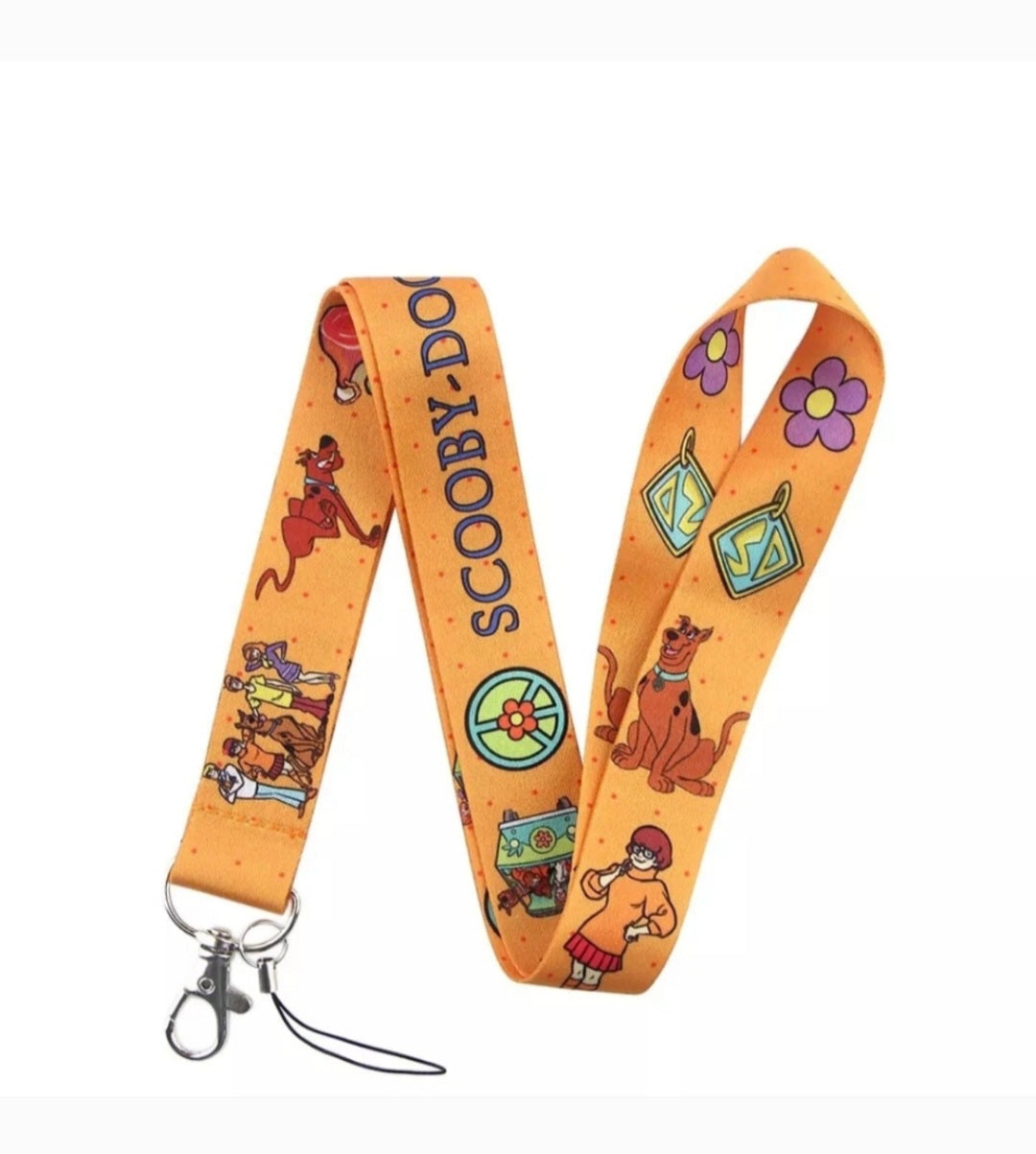 Best TV Series All Time Daphne Scooby Doo Characters Cell Phone Holder Lanyard orange