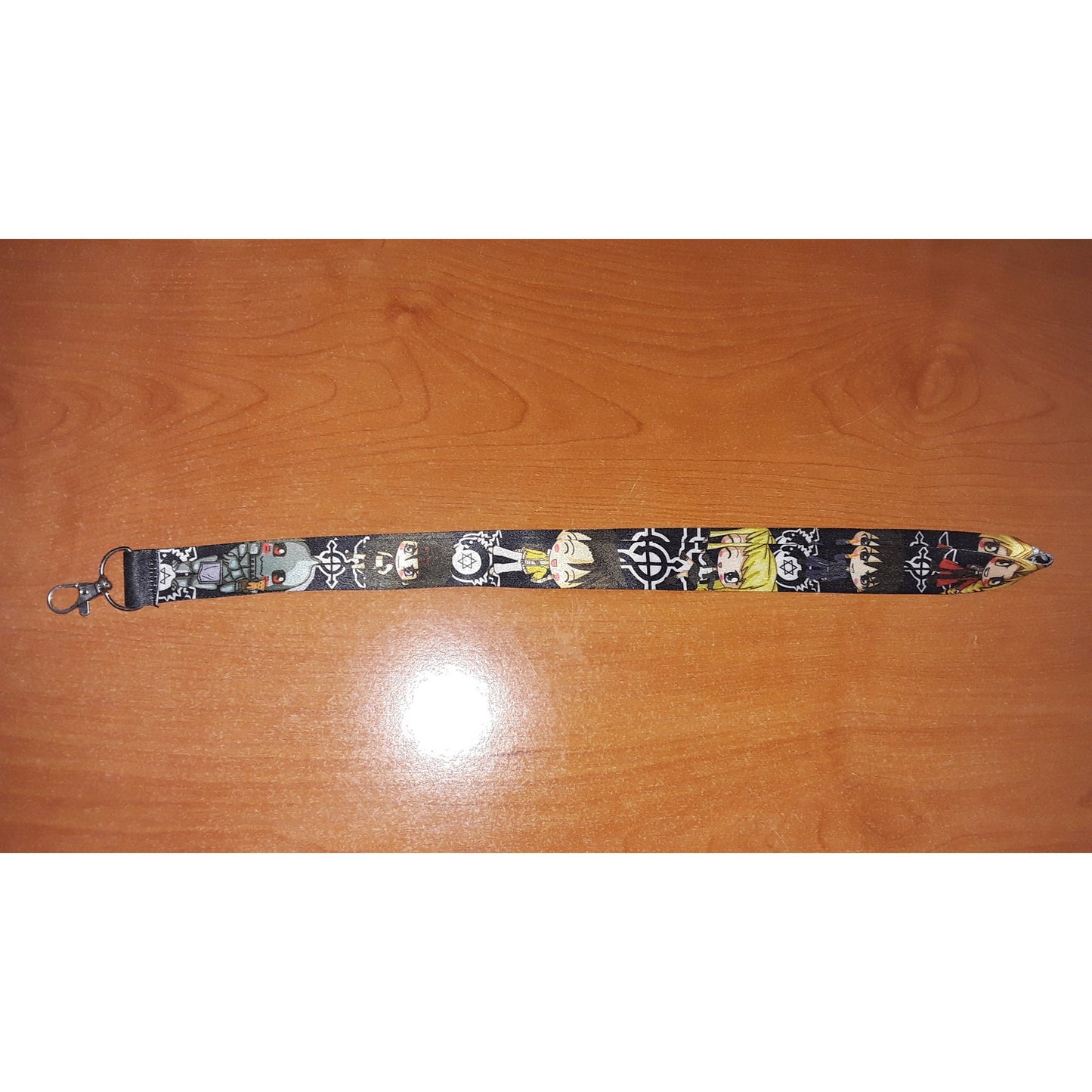 Best Classic Japanese anime Full Metal Alchemist Brotherhood Lanyard & Metal Clip