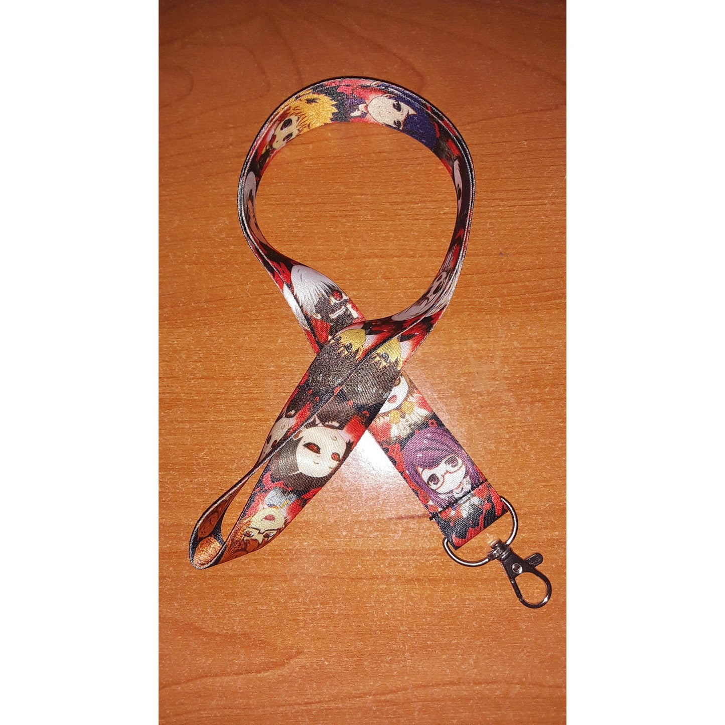 Anime Tokyo Ghoul Characters Neck Strap Lanyard Fabric One Size Red Unisex