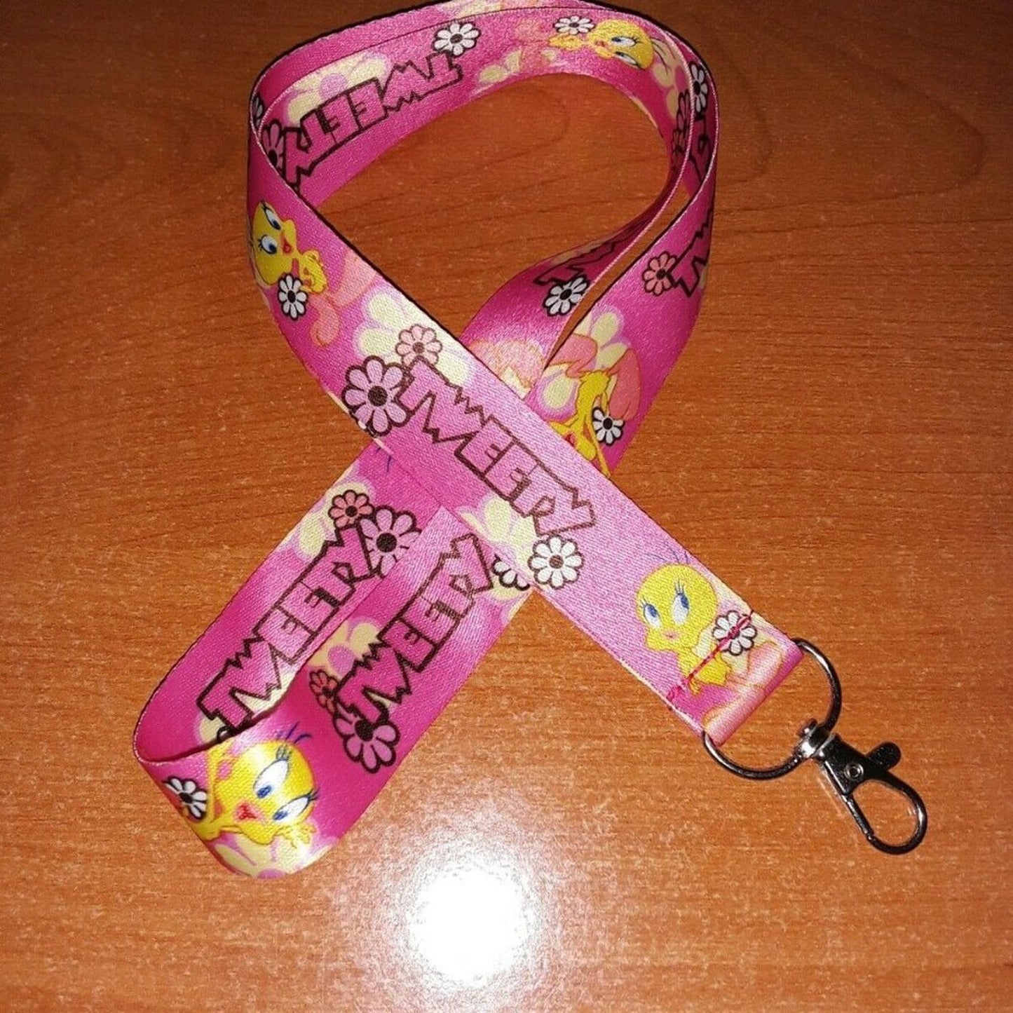 The Looney Tunes Tweety The Bird Pink Lanyard