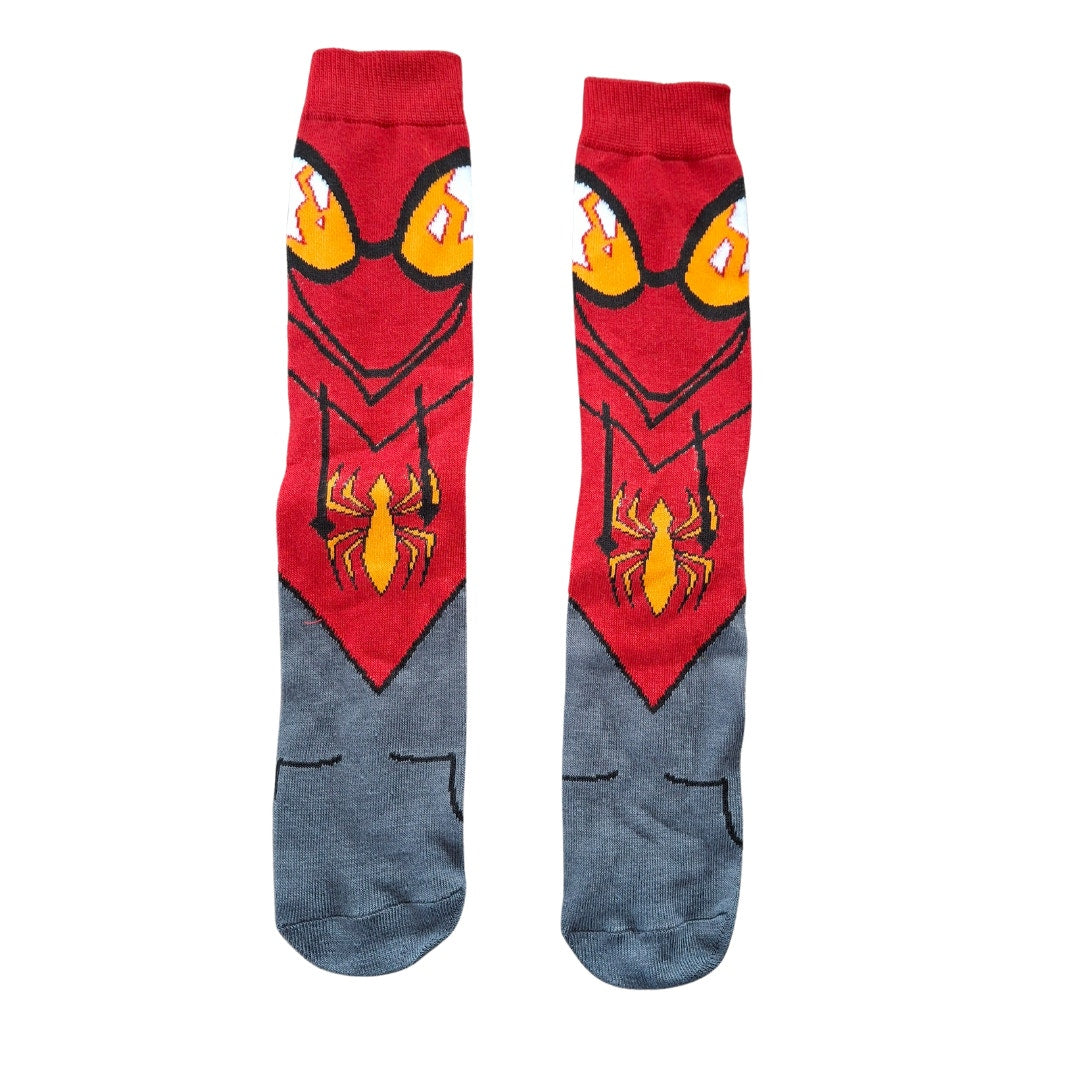 Marvel Universe Comics Spiderman Red Size 6/5-11 (Fabric Sock Unisex)