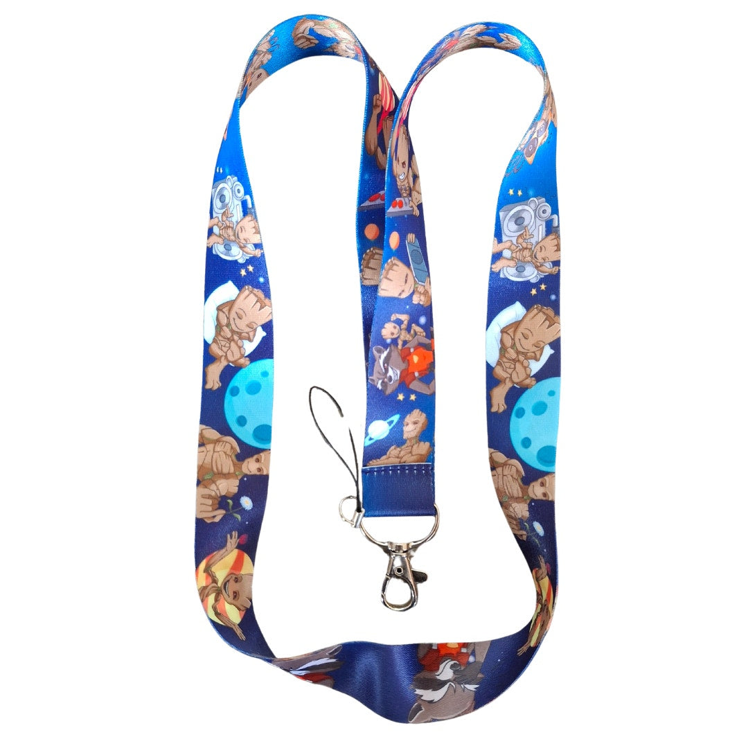 Marvel Universe Guardians of The Galaxy Groot Neck Strap Lanyard One Size Unisex