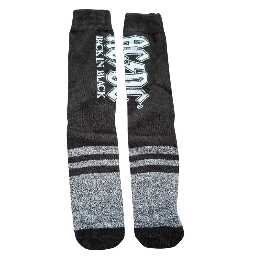 Best Classic Rockband ACDC Back in Black Size 6/5-11 (Fabric Socks Unisex)