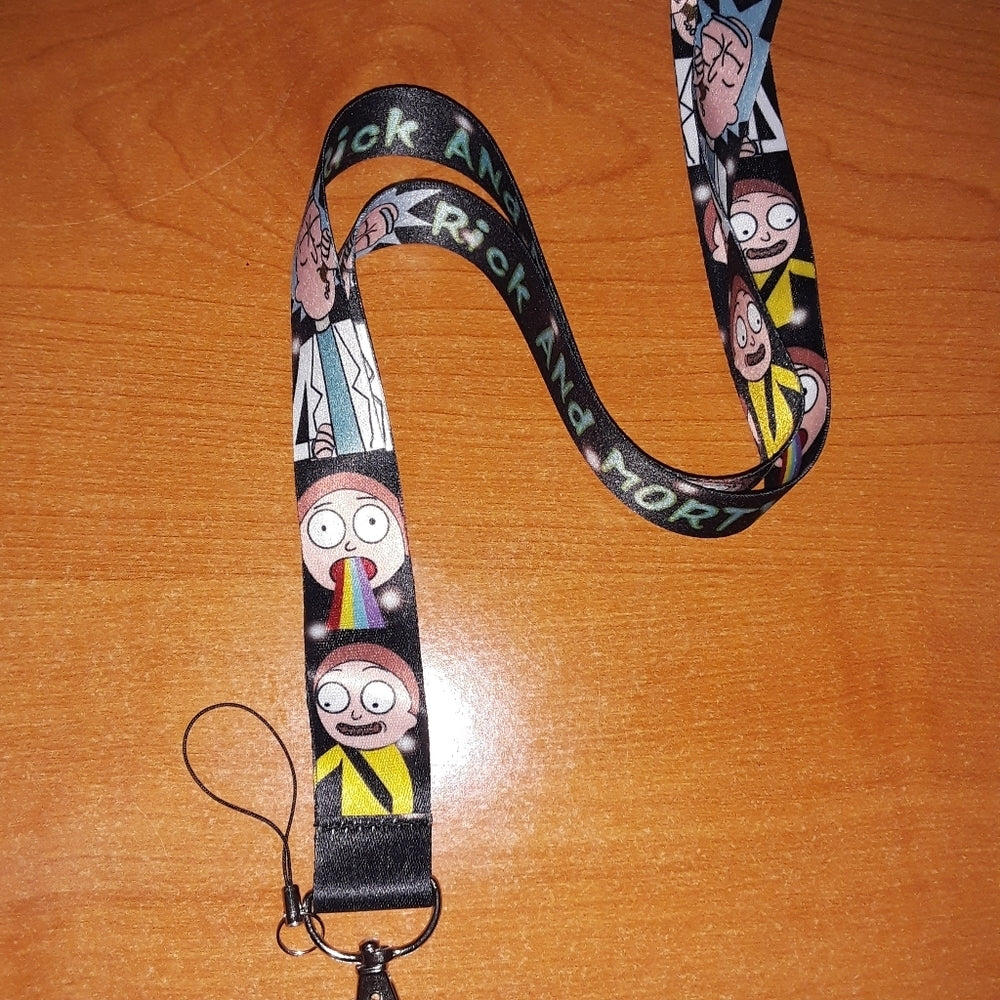 Best Adult Swim Shows Rick & Morty Lanyard & Clip