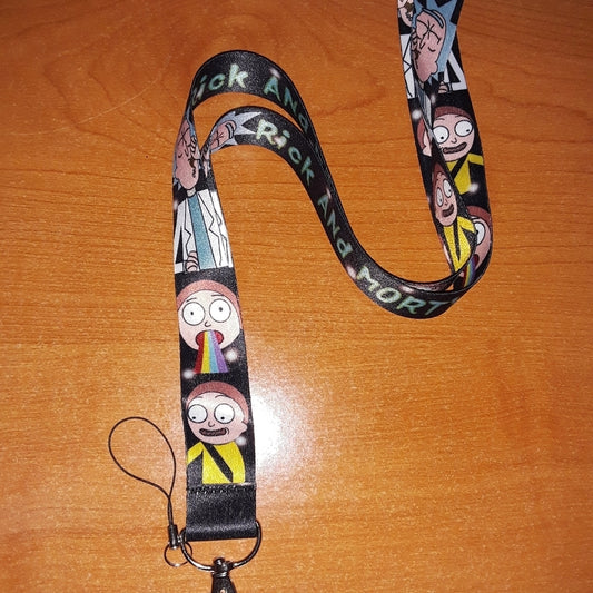 Best Adult Swim Shows Rick & Morty Lanyard & Clip