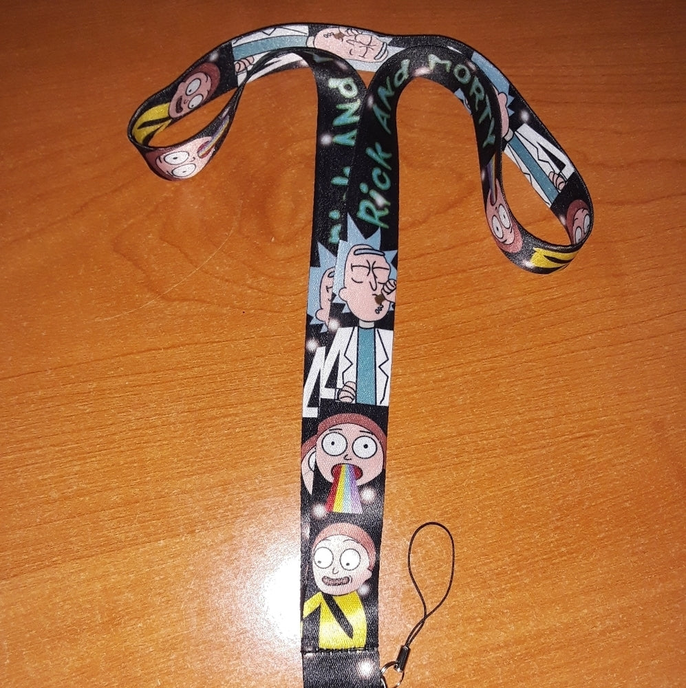 Best Adult Swim Shows Rick & Morty Lanyard & Clip