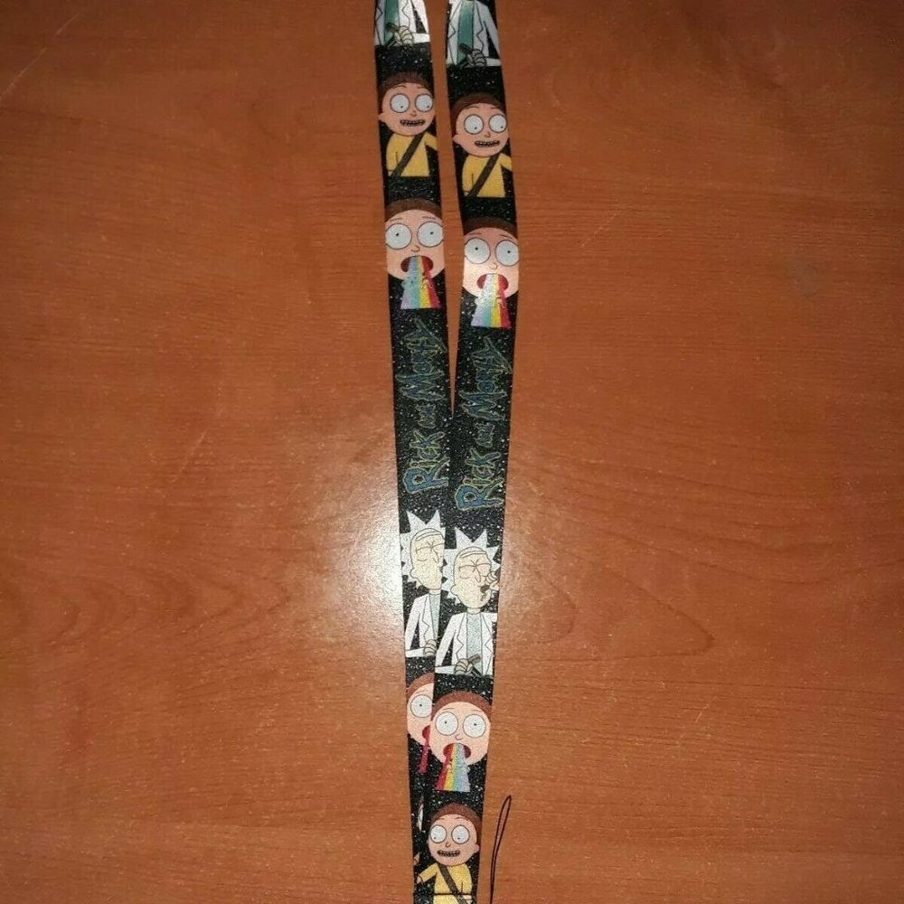 Best Adult Swim Shows Rick & Morty Lanyard & Clip