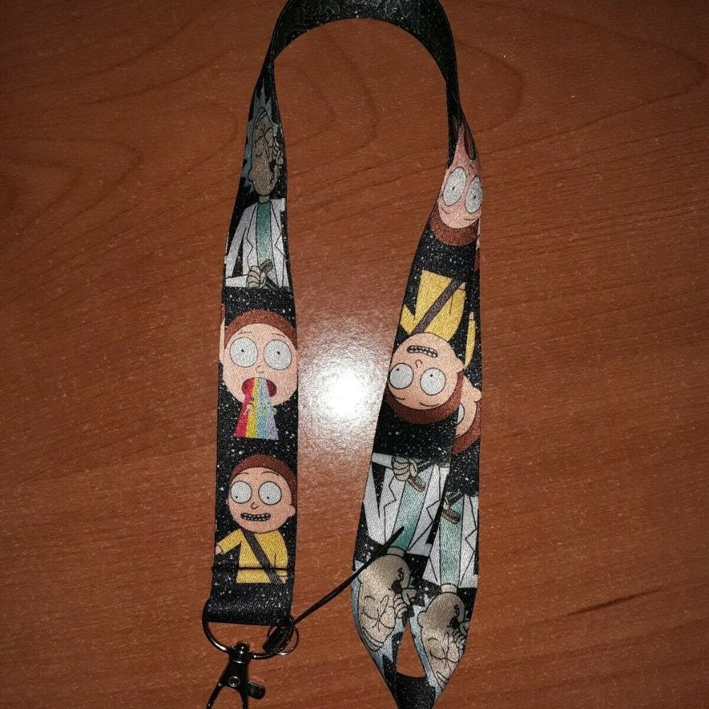 Best Adult Swim Shows Rick & Morty Lanyard & Clip