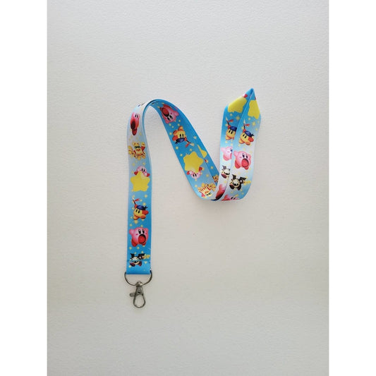 T2. Brand New Nintendo Switch Games Kirby Characters Lanyard & ID Badge Holder