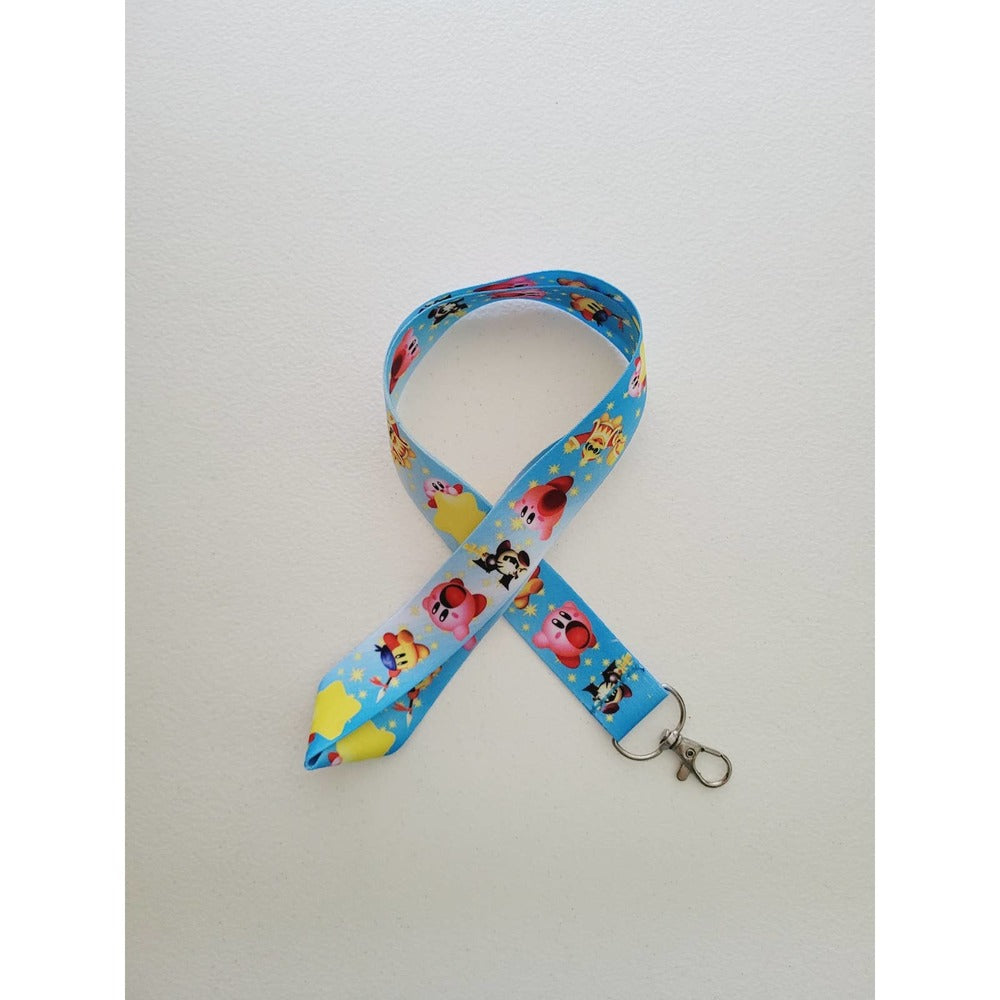 T2. Brand New Nintendo Switch Games Kirby Characters Lanyard & ID Badge Holder
