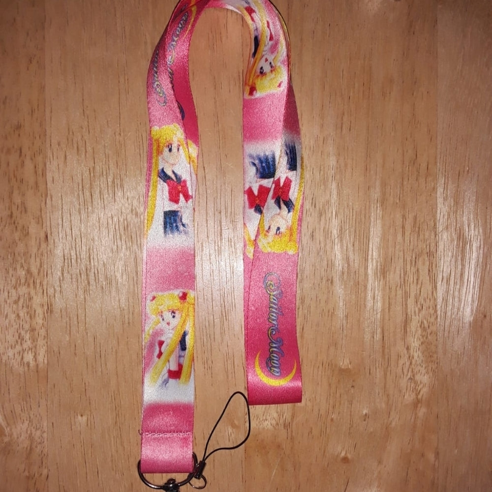 Japanese Anime Sailor Moon Pink Lanyard