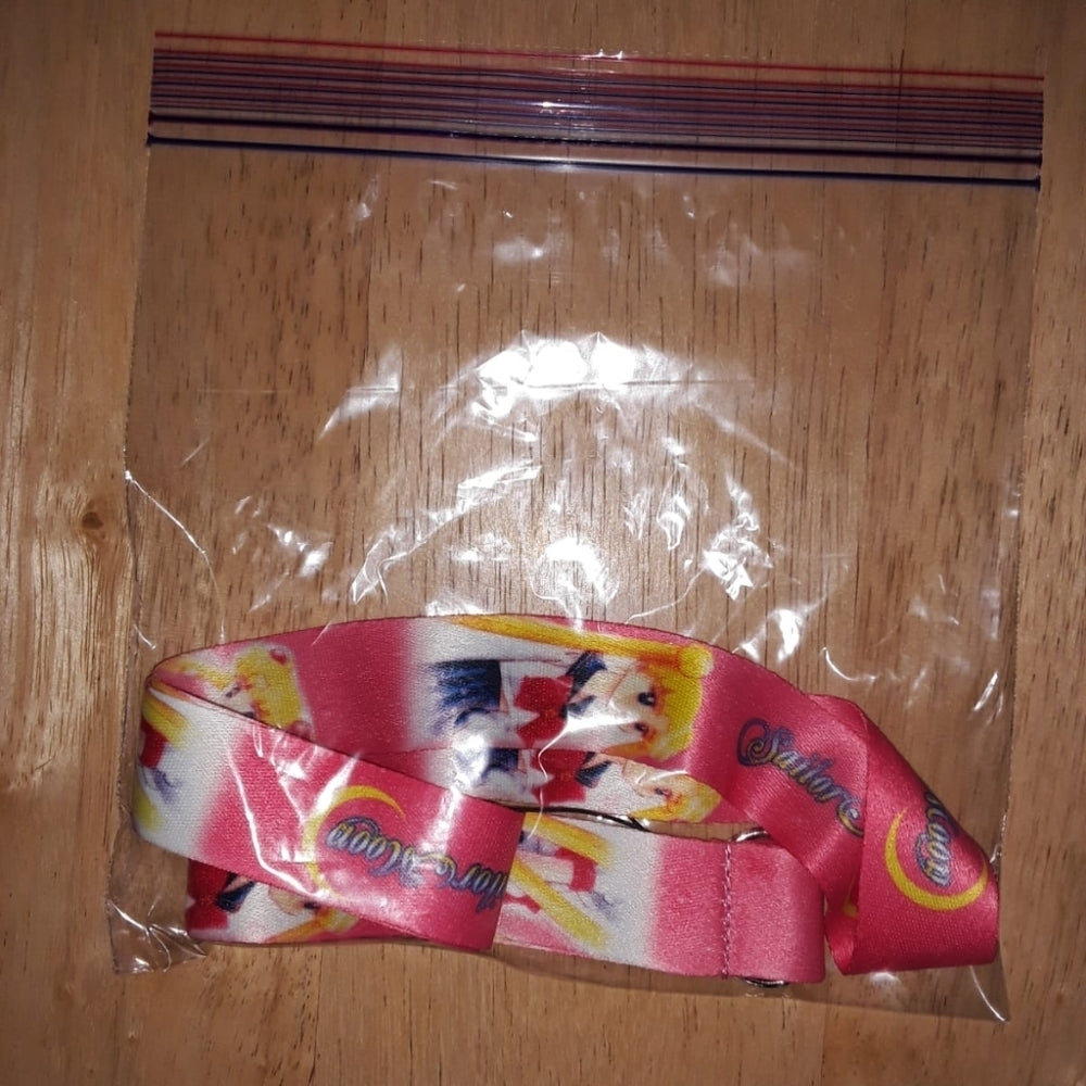 Japanese Anime Sailor Moon Pink Lanyard