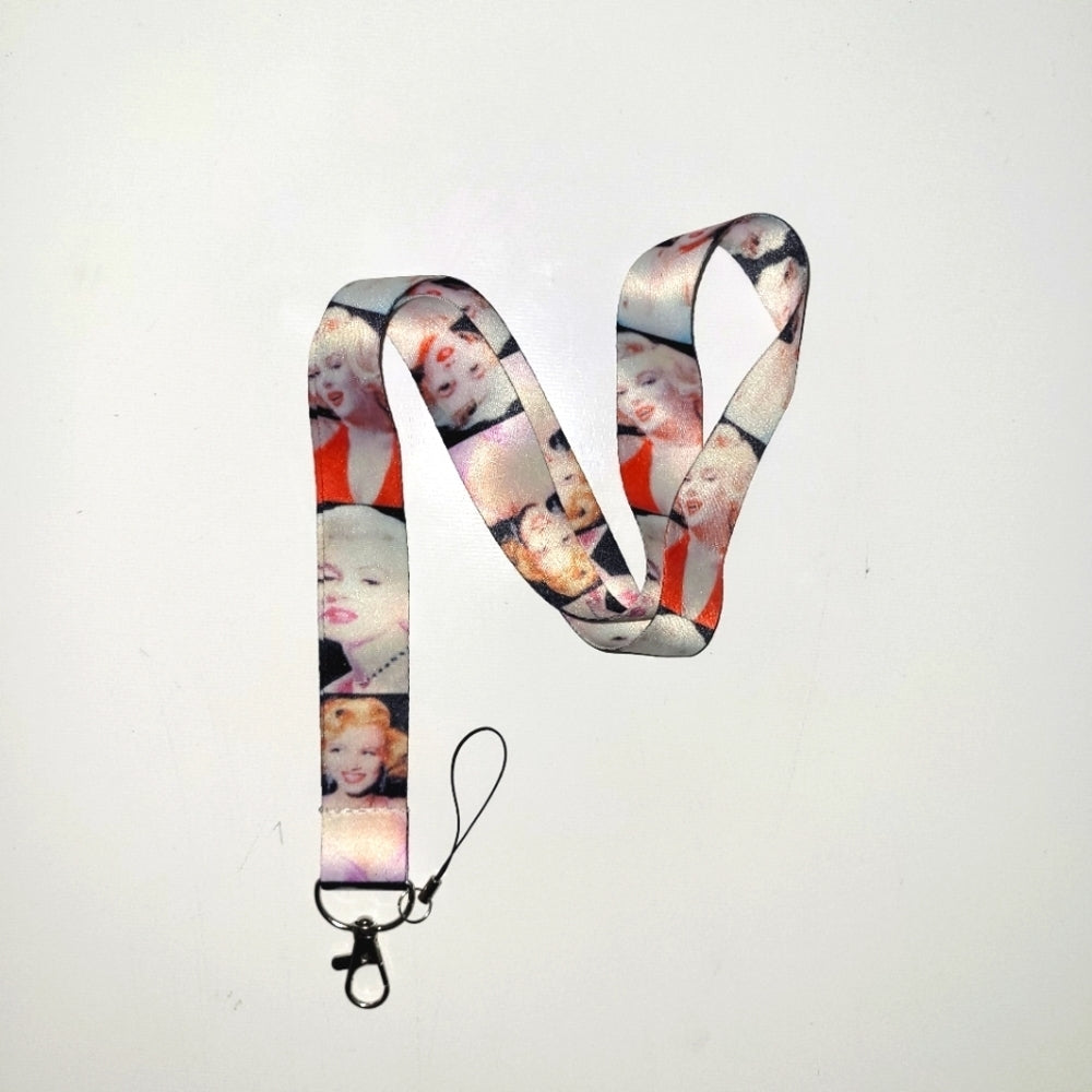 Classic Artist Marilyn Monroe Lanyard and Clip B