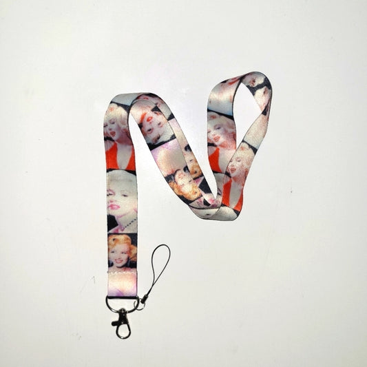 Classic Artist Marilyn Monroe Lanyard and Clip B