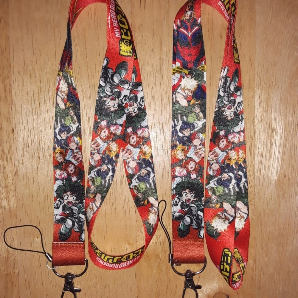 Anime My Hero Academia Red Lanyard