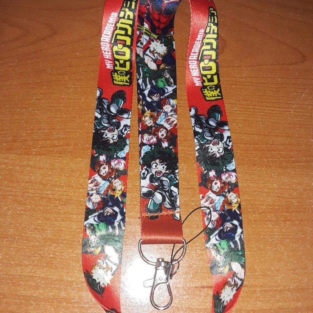 Anime My Hero Academia Red Lanyard