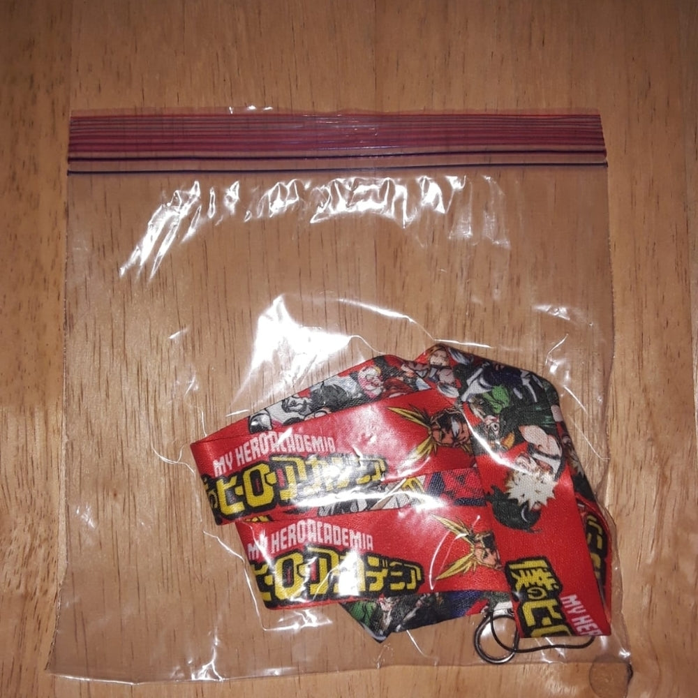 Anime My Hero Academia Red Lanyard