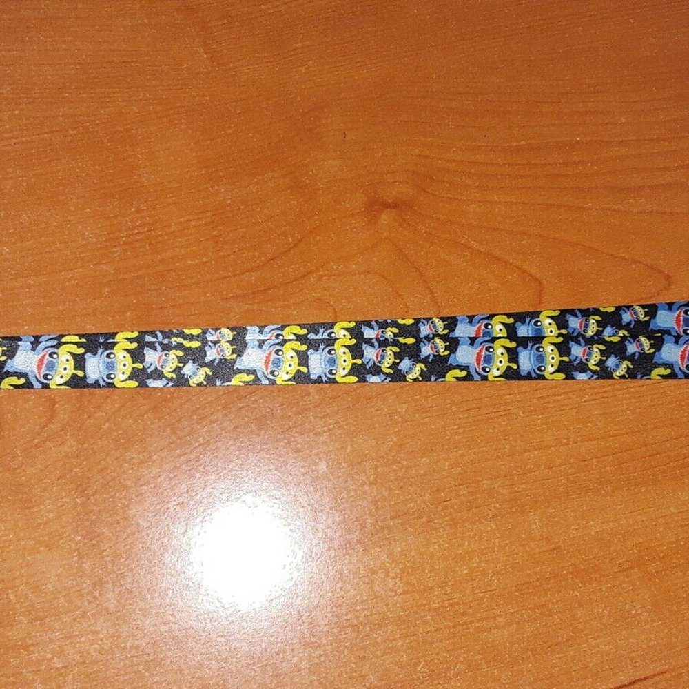 Best Classic Walt Disney World Movies Lilo and Stitch Black Lanyard with Clip