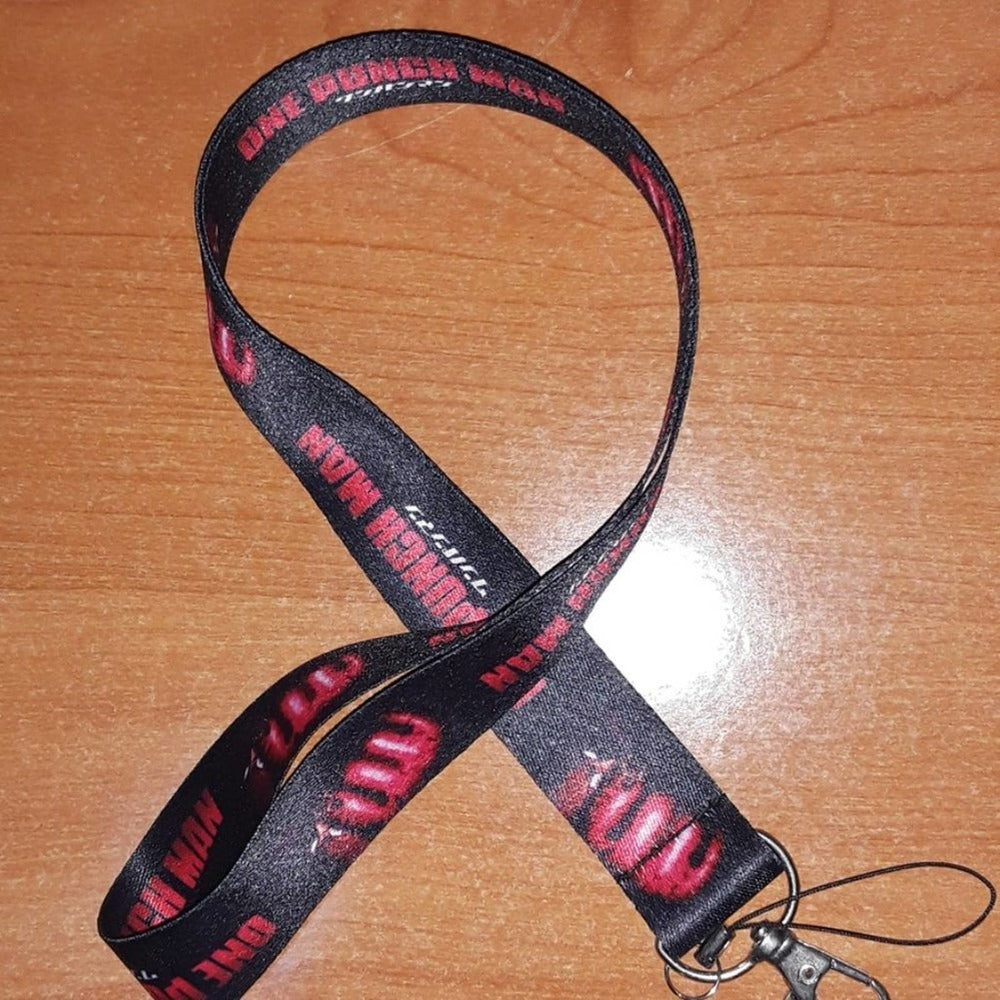 Amazing New One Punch Man Manga Black Lanyard