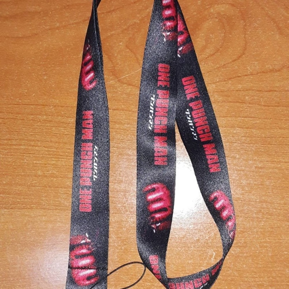 Amazing New One Punch Man Manga Black Lanyard