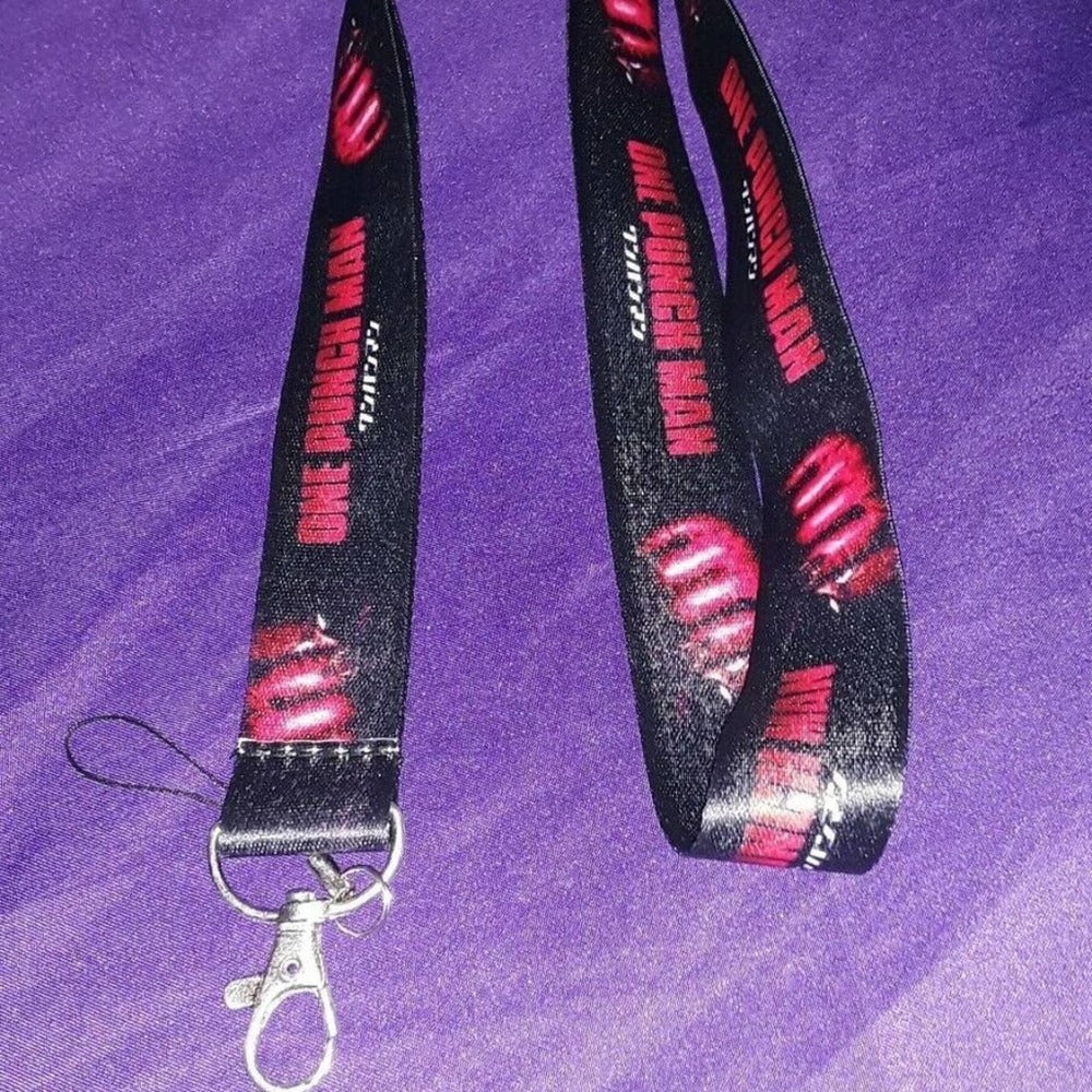Amazing New One Punch Man Manga Black Lanyard