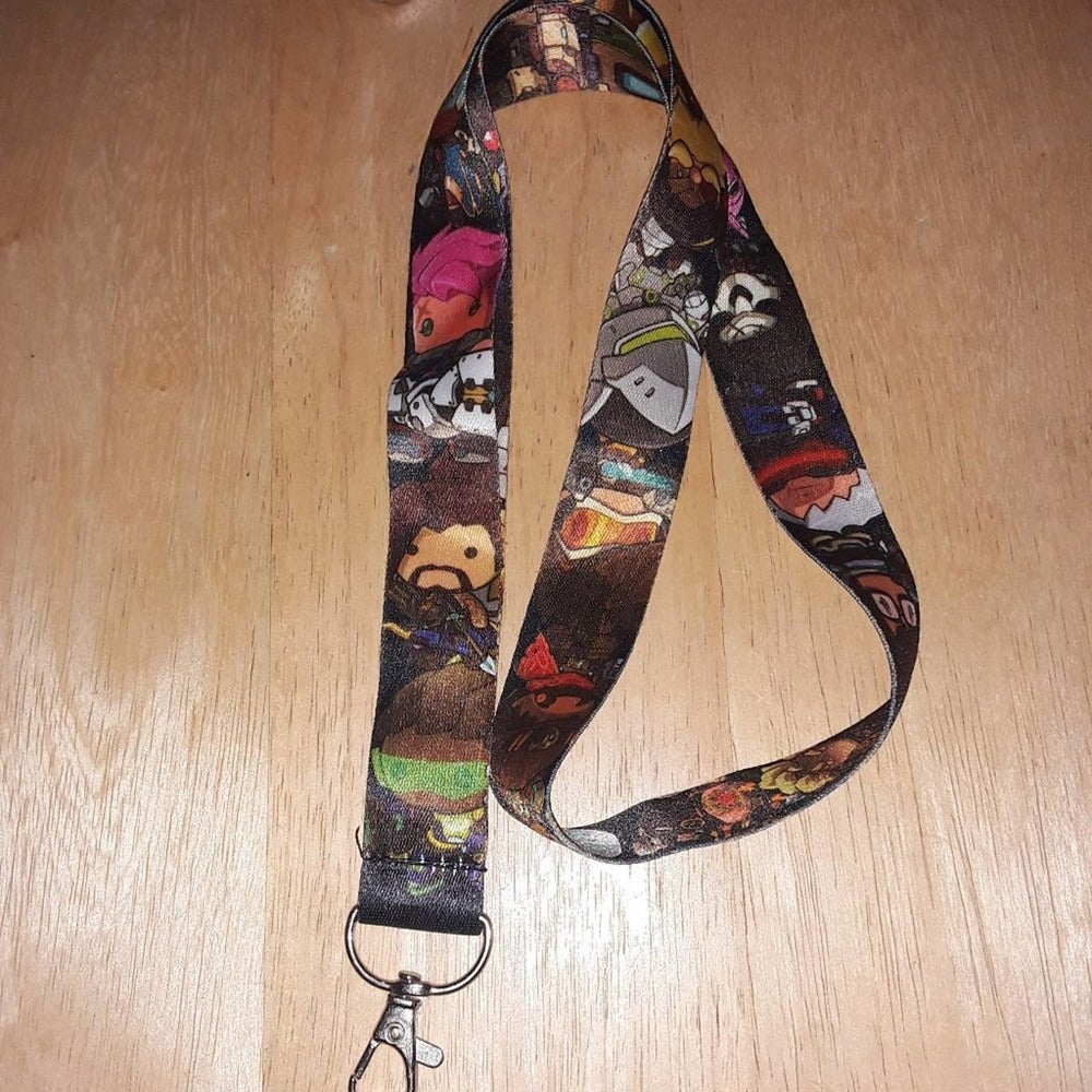 T6. Blizzard Entertainment Video Games Overwatch One Size Lanyard with Clip
