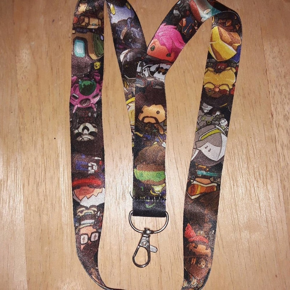 T6. Blizzard Entertainment Video Games Overwatch One Size Lanyard with Clip