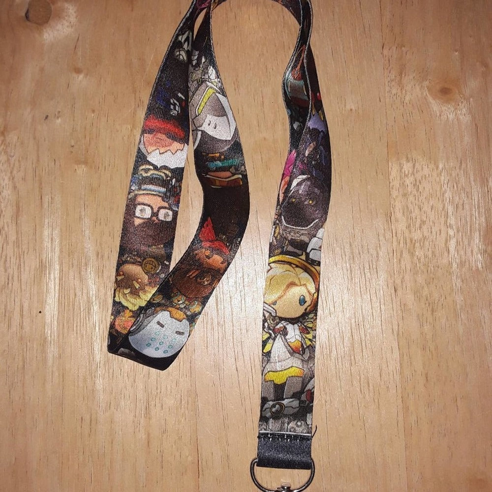 T6. Blizzard Entertainment Video Games Overwatch One Size Lanyard with Clip