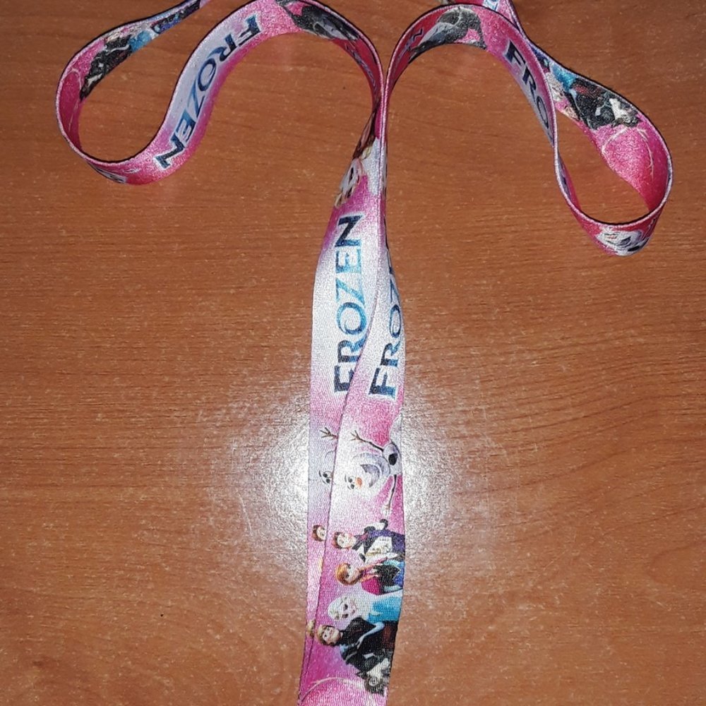Best Disney Movies Frozen 2013 Film Pink Lanyard
